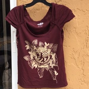 Juicy couture cap sleeve shirt